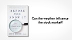 Can the weather influence the stock market?