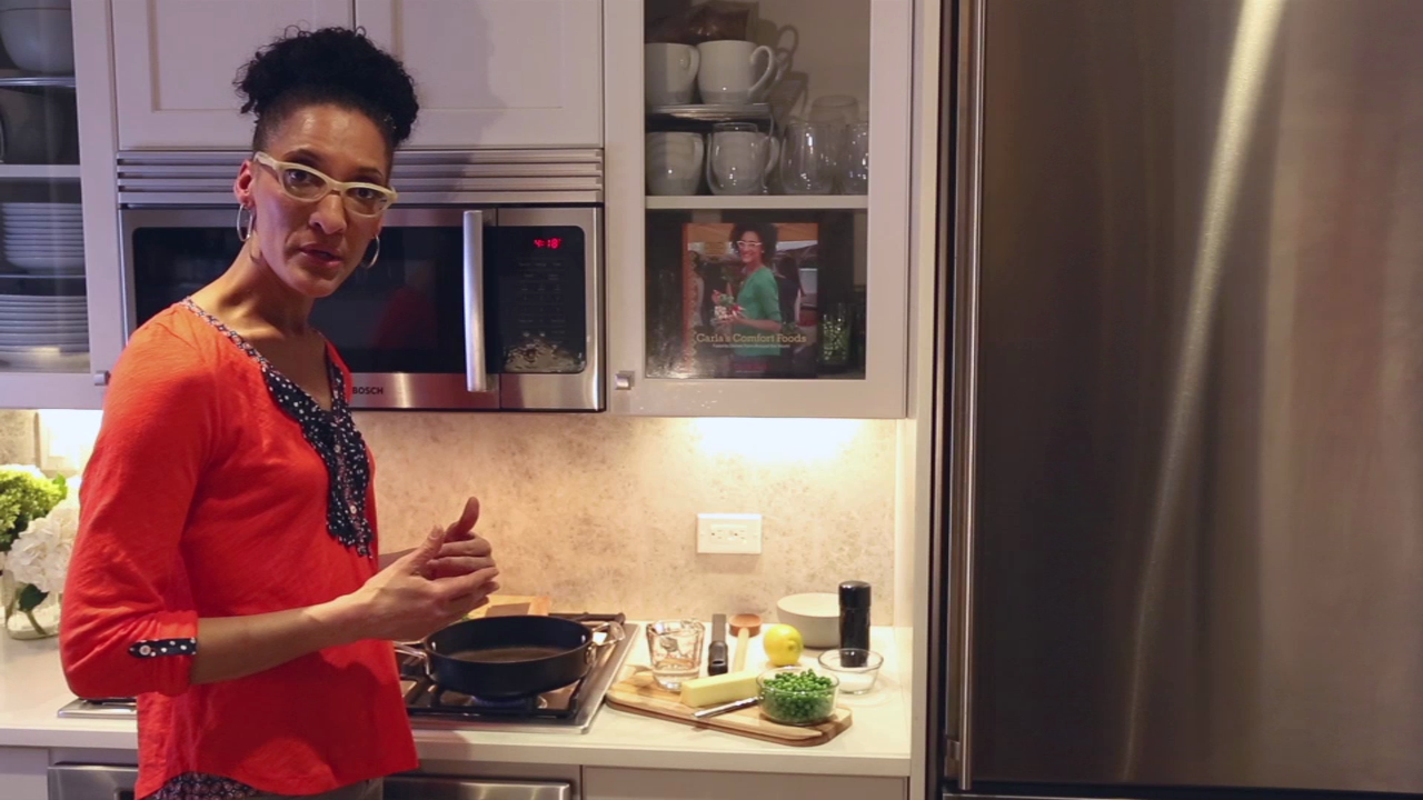 Make Last Supper Tarragon Peas with Carla Hall