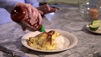 Thai Omelette with Sriracha sauce