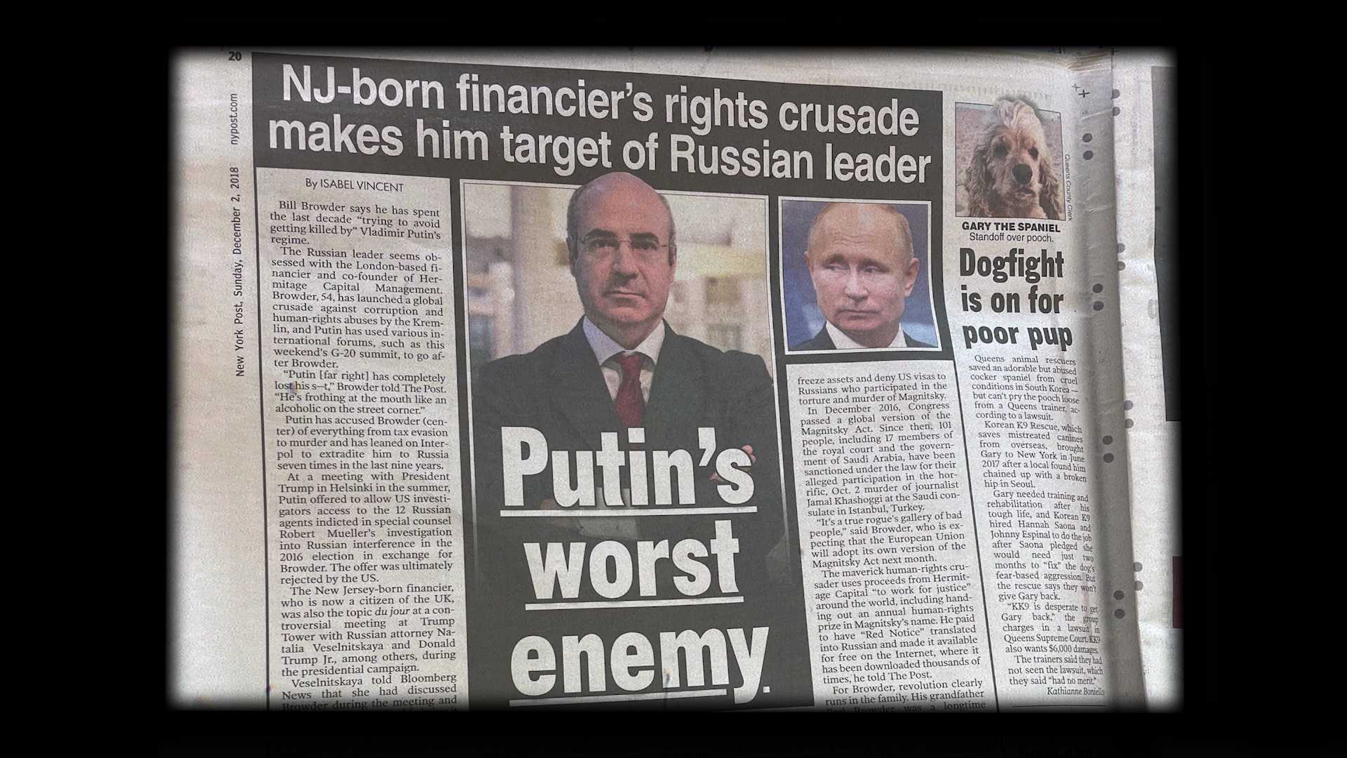 Becoming Putin's Longtime Enemy