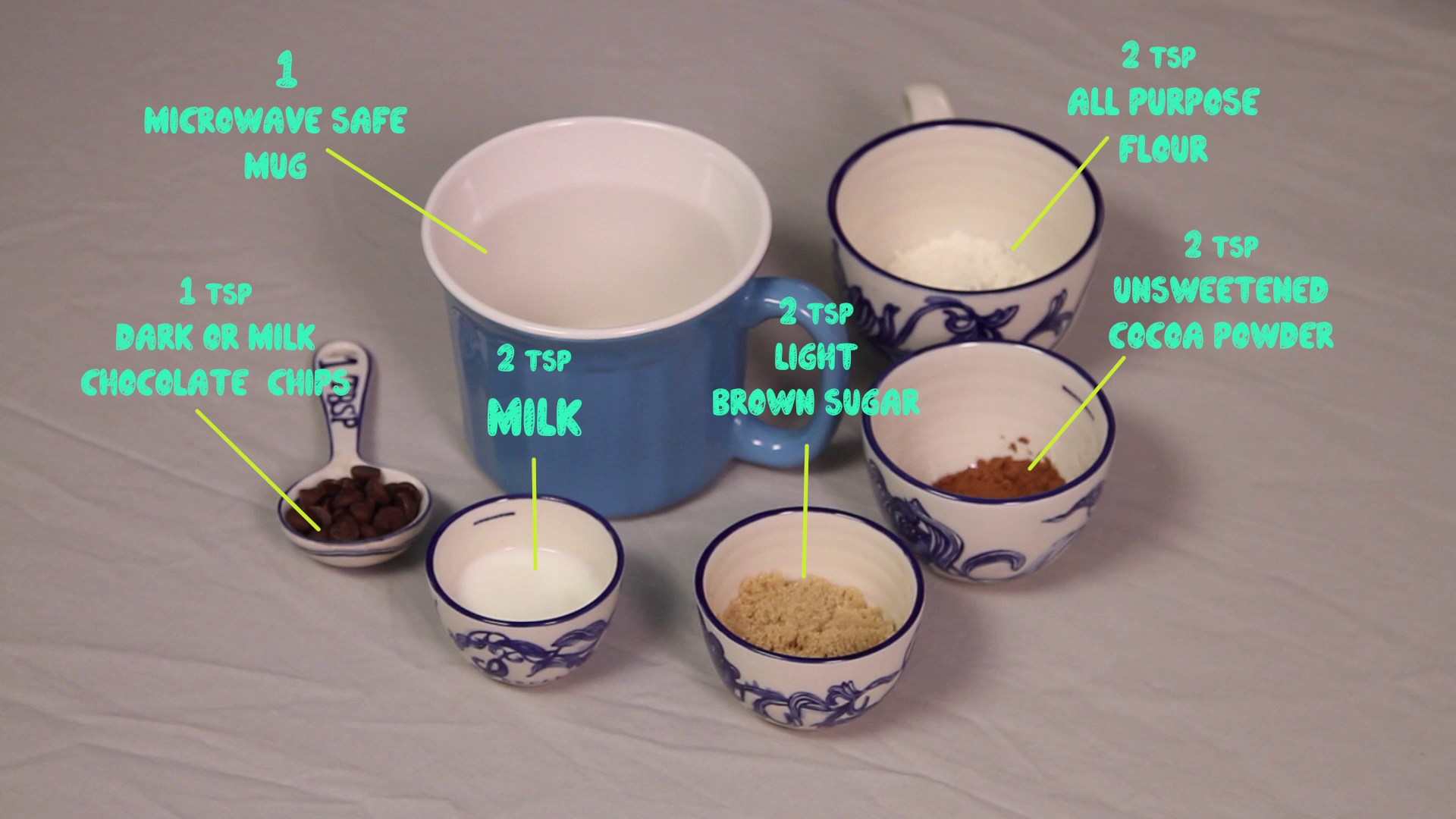 Meal in a Mug: Chocolate and Pistachio Brownie