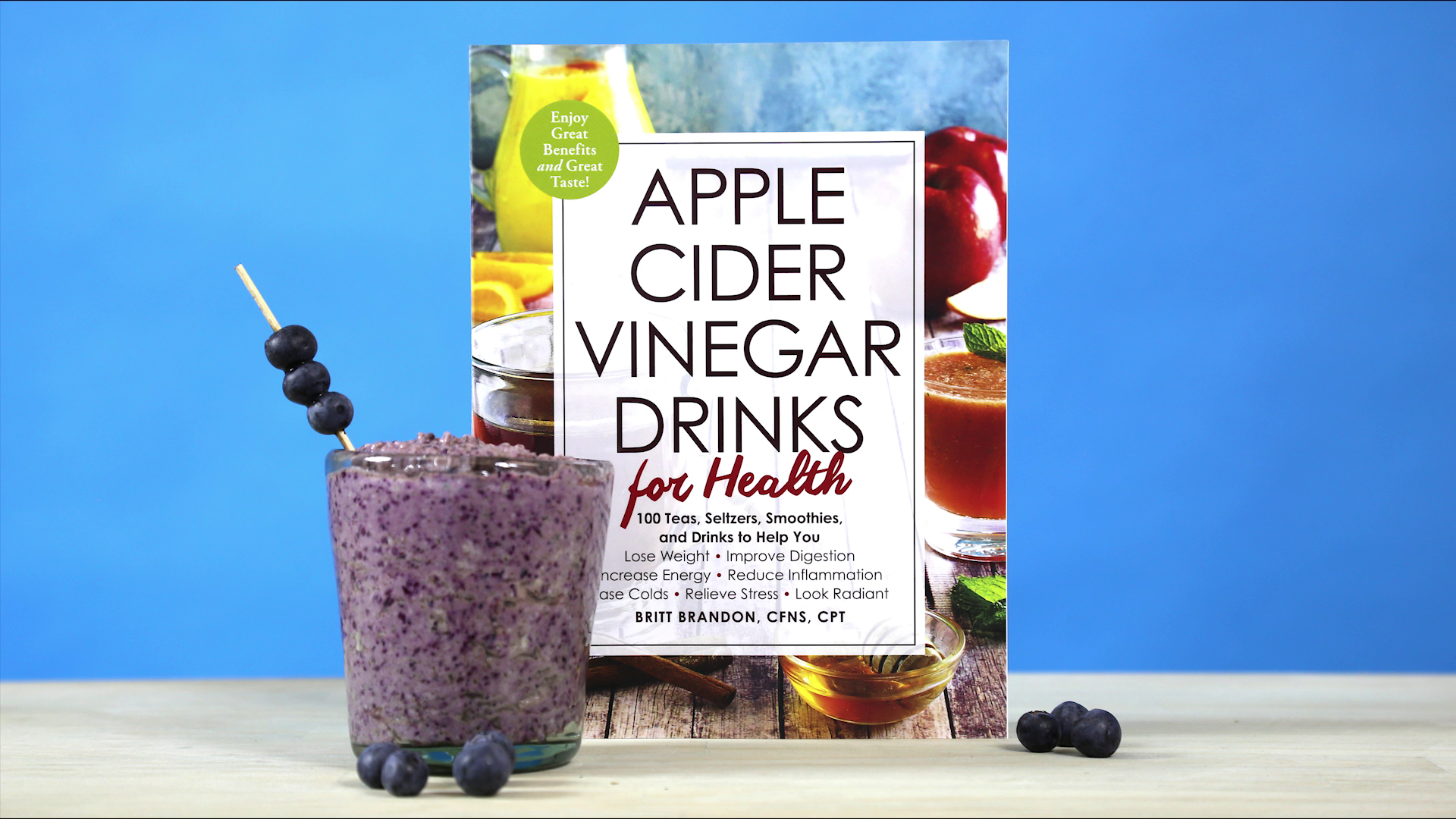 Make Your Own Blueberry Muffin Smoothie With Apple Cider Vinegar!